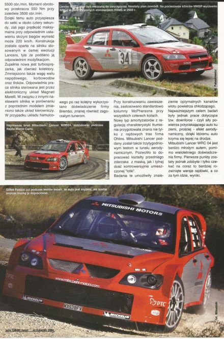 Mitsubishi Lancer WRC.